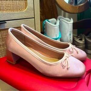 pink ballet flats